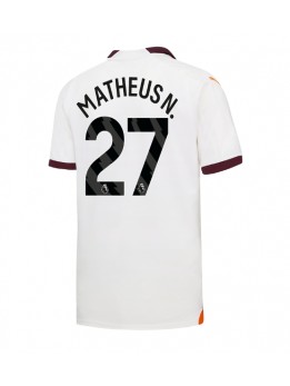 Manchester City Matheus Nunes #27 Auswärtstrikot 2023-24 Kurzarm